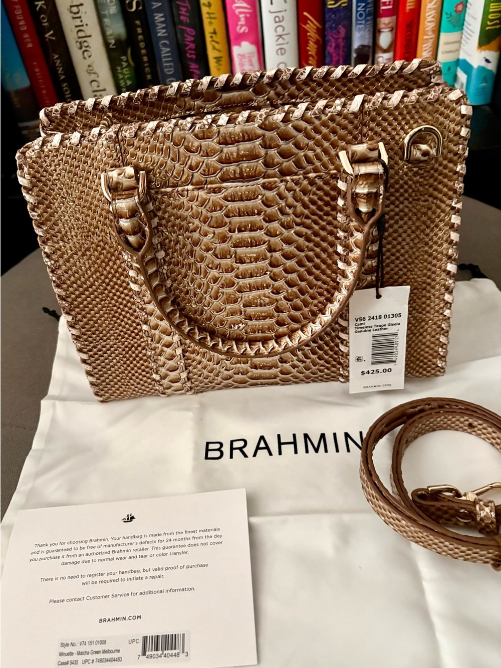 Brahmin Cami Timeless Taupe Gisela - Picture 2 of 5